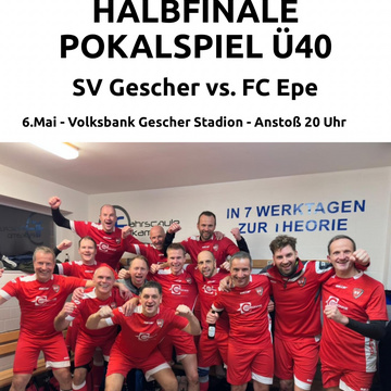 🔥 Halbfinale! 🔥
Unsere Ü40 steht im Halbfinale und trifft am Mittwoch auf den FC Epe! 💪⚽
Die Mannschaft hat ein klares... 🔥 Halbfinale! 🔥
Unsere Ü40 steht im Halbfinale und trifft am Mittwoch auf den FC Epe! 💪⚽
Die Mannschaft hat ein klares...
