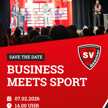 SAVE THE DATE | Business meets Sport 🏃♂️💼
📅 Samstag, 07.02.2026
📍 Theater- und Konzertsaal am Borkener Damm
⏰ Einlass... SAVE THE DATE | Business meets Sport 🏃♂️💼
📅 Samstag, 07.02.2026
📍 Theater- und Konzertsaal am Borkener Damm
⏰ Einlass...
