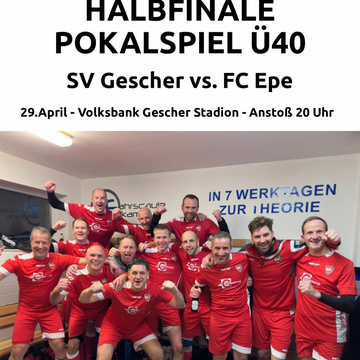 🔥 Halbfinale! 🔥
Unsere Ü40 steht im Halbfinale und trifft am Mittwoch auf den FC Epe! 💪⚽
Die Mannschaft hat ein klares... 🔥 Halbfinale! 🔥
Unsere Ü40 steht im Halbfinale und trifft am Mittwoch auf den FC Epe! 💪⚽
Die Mannschaft hat ein klares...