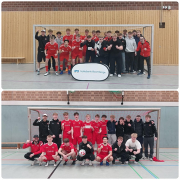 *U19 beendet Hallensaison mit Turniersieg bei Westfalia Osterwick*
Zwei der drei gespielten Turniere konnten die U19... *U19 beendet Hallensaison mit Turniersieg bei Westfalia Osterwick*
Zwei der drei gespielten Turniere konnten die U19...