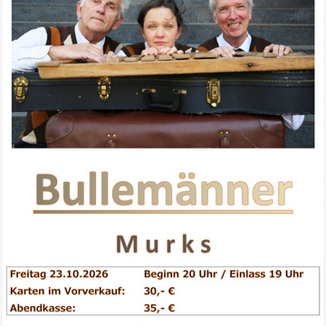 🎭 Die Bullemänner kommen nach Gescher!
Der Vorverkauf für unsere SV-Veranstaltung ist gestartet!
Am 23.10.2026... 🎭 Die Bullemänner kommen nach Gescher!
Der Vorverkauf für unsere SV-Veranstaltung ist gestartet!
Am 23.10.2026...